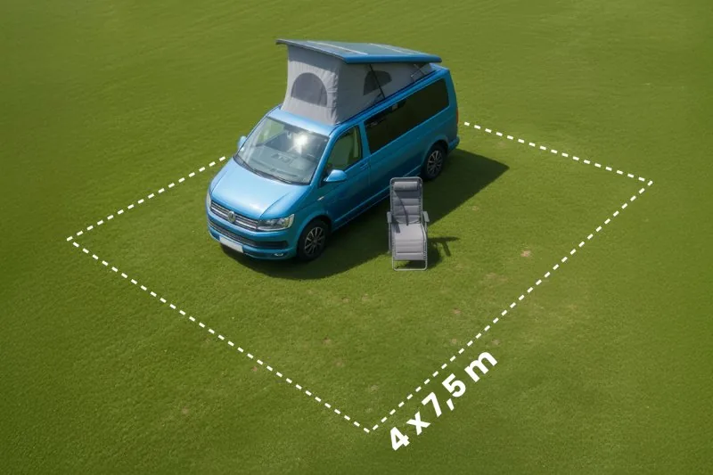 Schitterhof Camping BASIC Stellplatz 30 m² – Campervan oder Zelt, F1 Grand Prix Österreich Spielberg